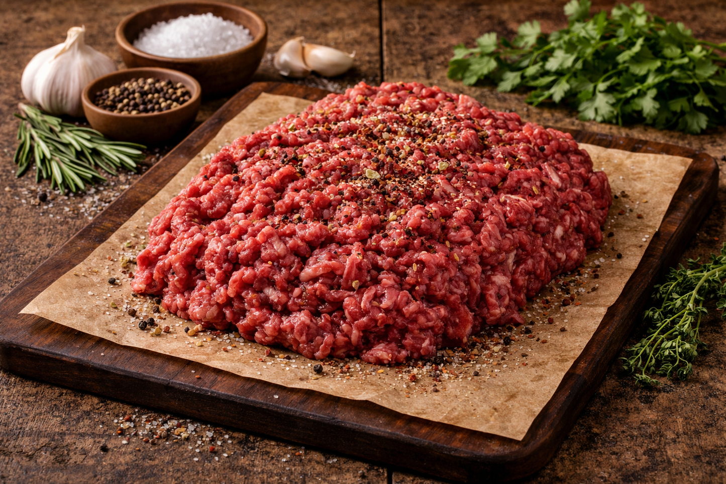 Pasture-Raised Ground Beef (80/20) – Freddie Wieder Farms, Humansville MO