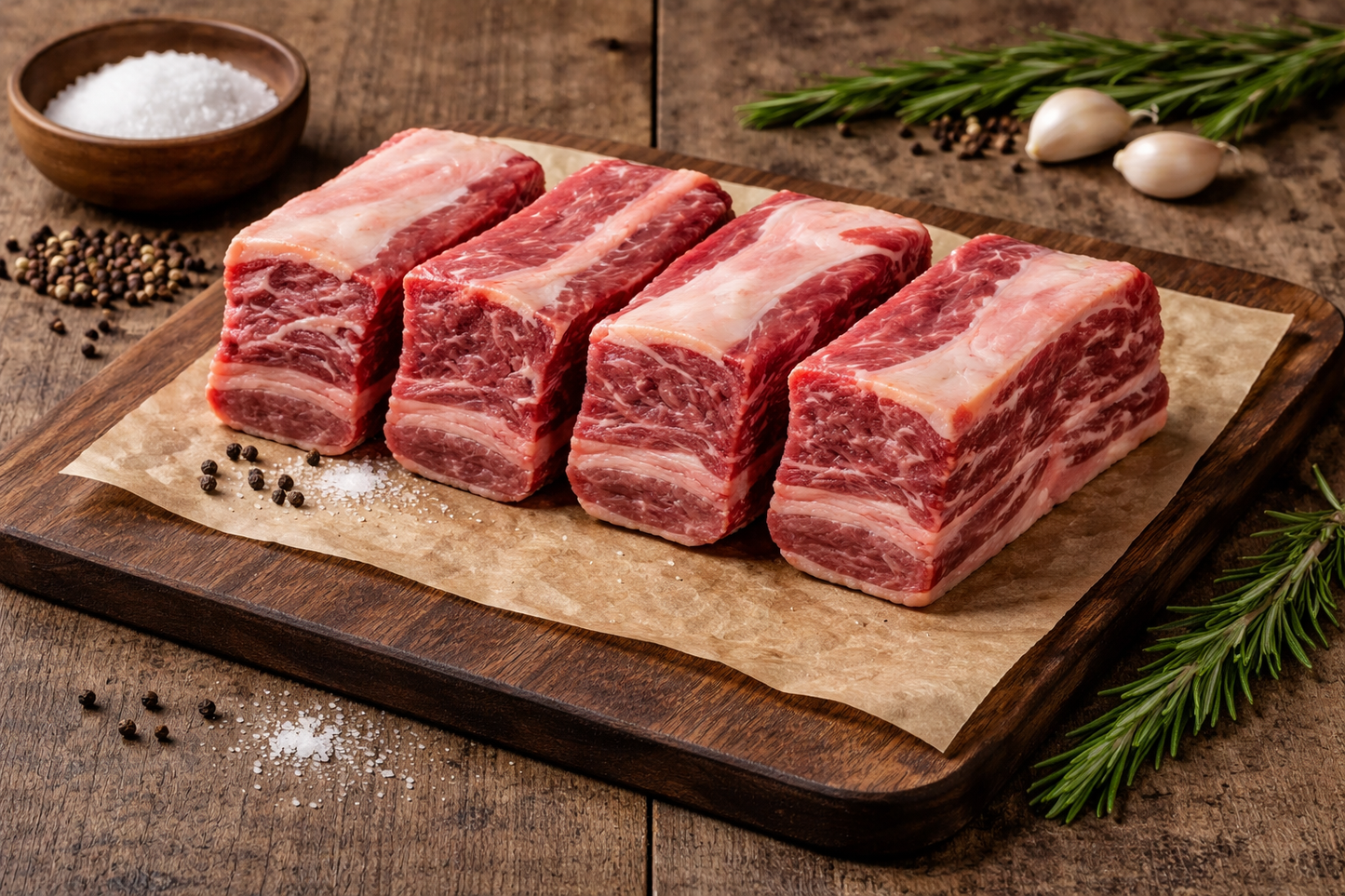 Pasture-Raised Beef Short Ribs – Freddie Wieder Farms, Humansville MO