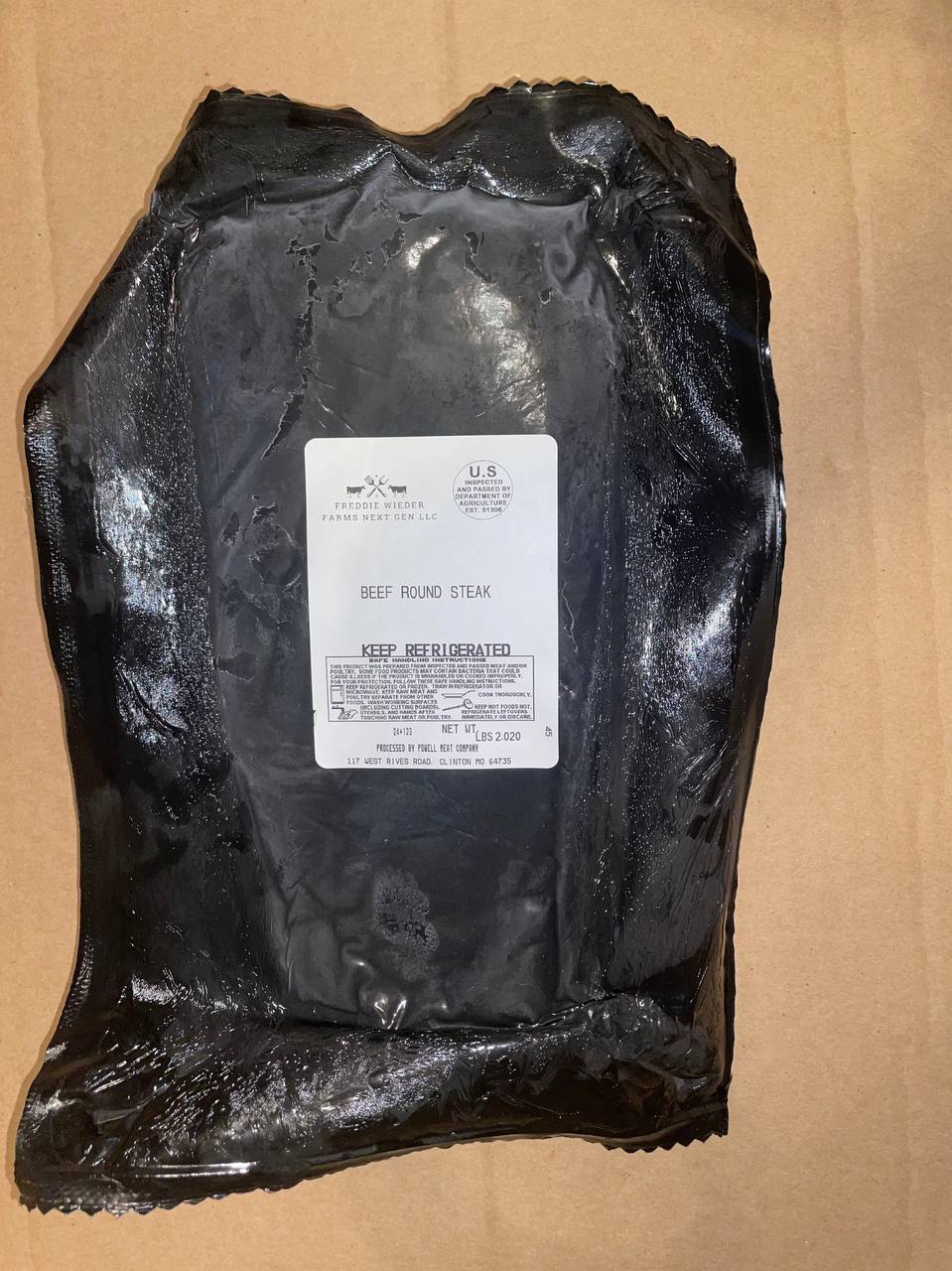 Round Steak - Lean & Flavorful, All-Natural Beef