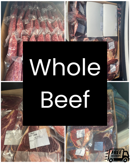 USDA Certified Grain and Grass Fed Beef (Whole Beef Deposit)