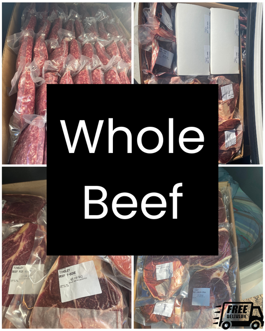 USDA Certified Grass Fed and Finished Beef (Whole Beef Deposit)